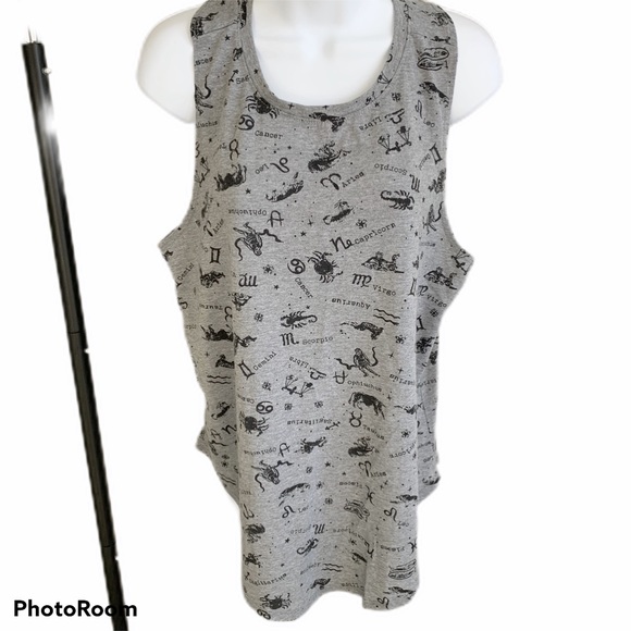 Modern Lux Tops - Fun Zodiac Racerback Tank Top XXL
